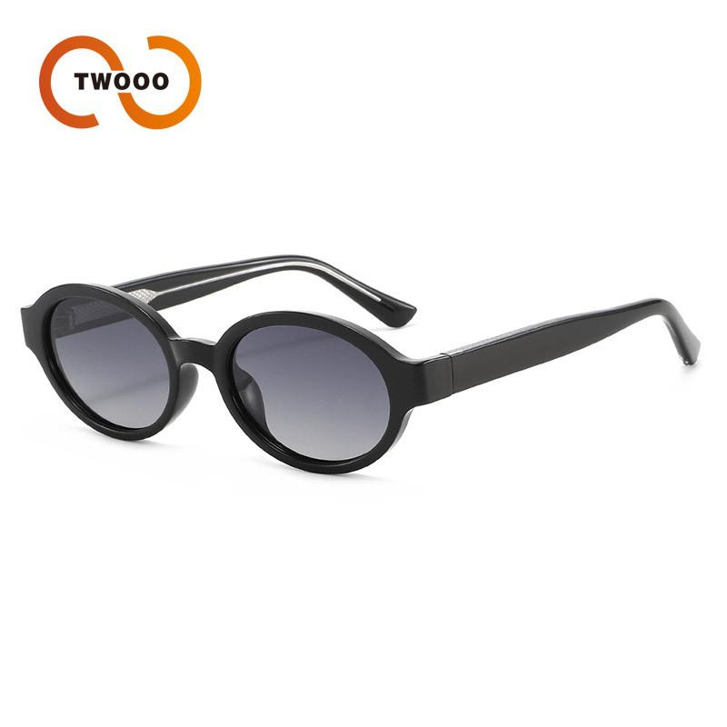 Two circles, premium sense insert American sunglasses high definition polarized driving UV protection sunglasses T