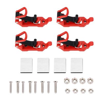 4 Conjuntos Suporte para Pá de Rack de Teto Heavy Duty Multiuso Metal Borracha Grampo Suporte de Montagem para Teto