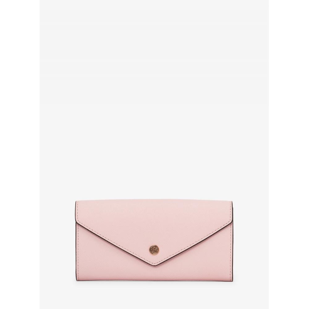 

Континентальный кошелек MICHAEL KORS [Japan Limited] JET SET TRAVEL Envelope, большой 35F3GTVE7L7278, пудровые румяна F