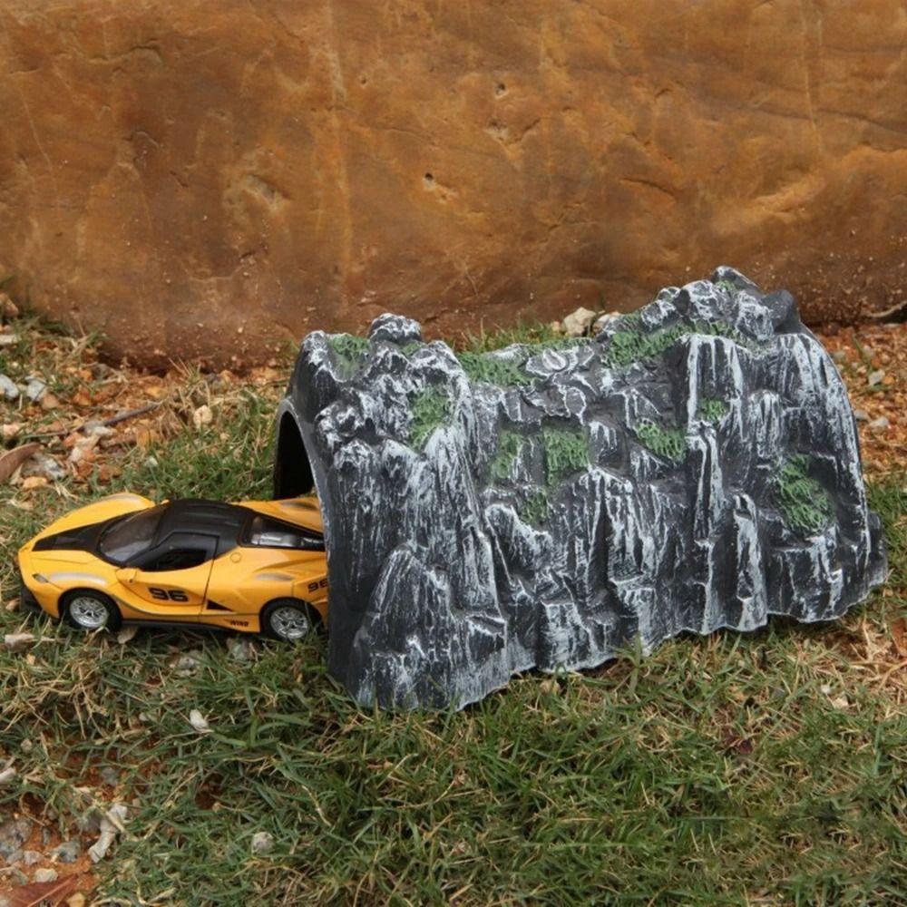 1:87 HO Scale Simulation Cave Scene Model Toy Garden Miniatures Caved Model Scenery Layout Mountains Model Cave Accessory