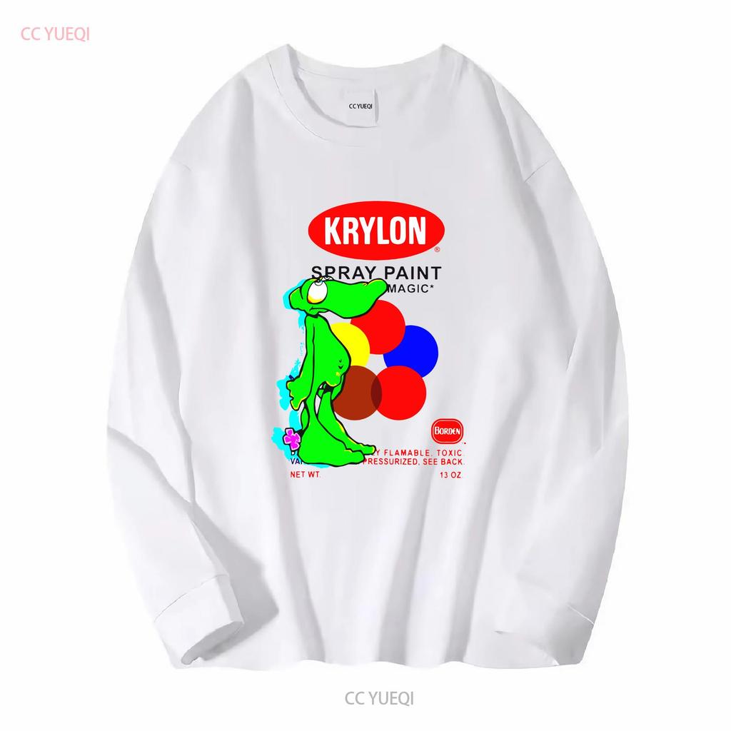 Krylon Lizard Softstyle T Shirt long or short sleeves vintage Washed homme designer clothes Stretched Versatile Unisex Soft