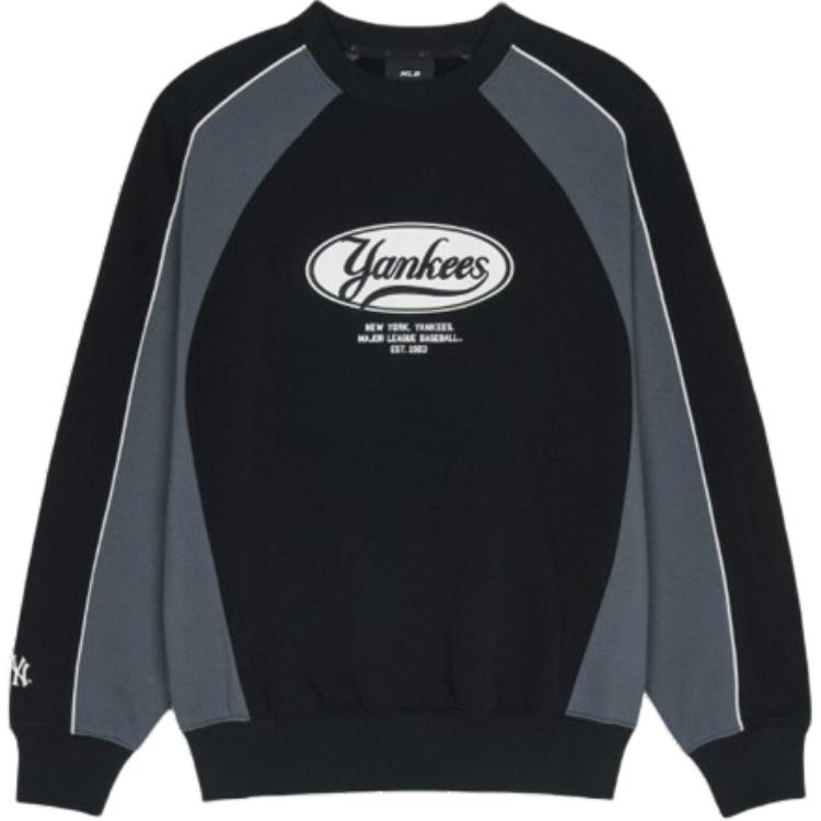 

New MLB Preppy Style Collection New York Yankees Sweatshirt Unisex Black 3AMTV0251-50BKS M