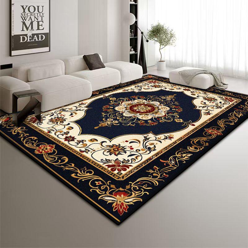 

Ковер в персидском стиле большого размера, пушистый, противоскользящий, для украшения спальни, легко чистится, придверный коврик, машинная стирка 60*90cm