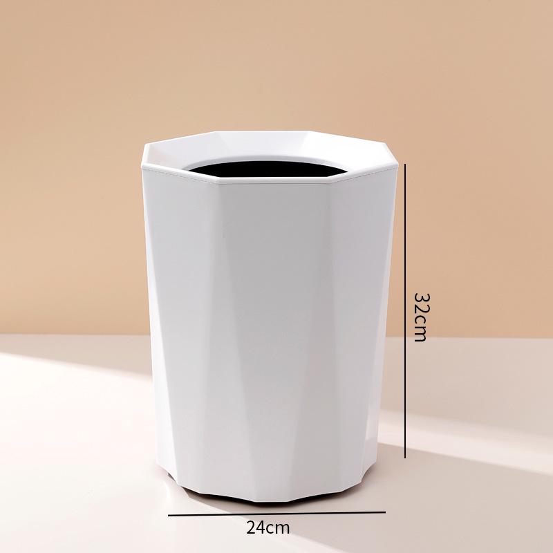 Large Capacity Double-Layer Trash Can for Home - Living Room, Bedroom, Kitchen, Bathroom