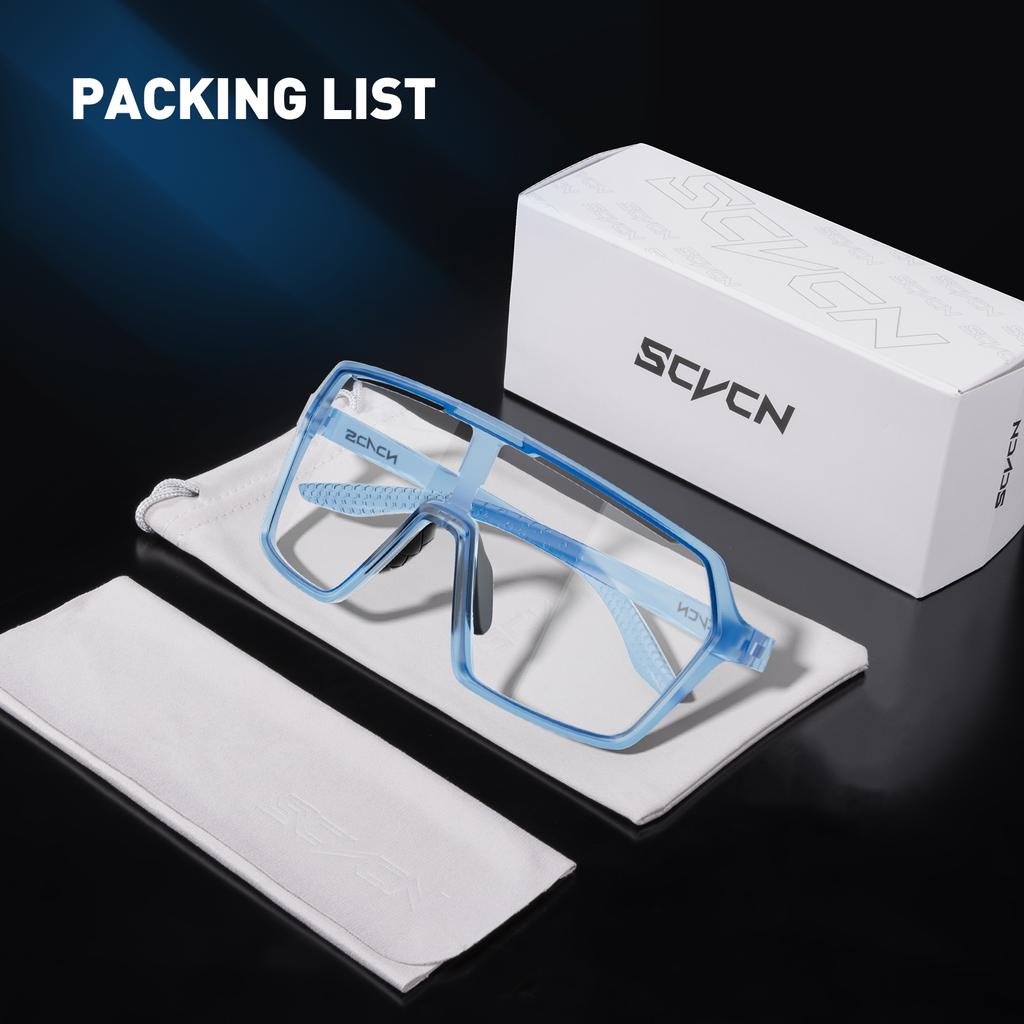 SCVCN New Photochromic Sunglasses MTB Cycling Glasses Outdoor Sports Running Drving Goggles UV400 Protection Bike Eyewear 7