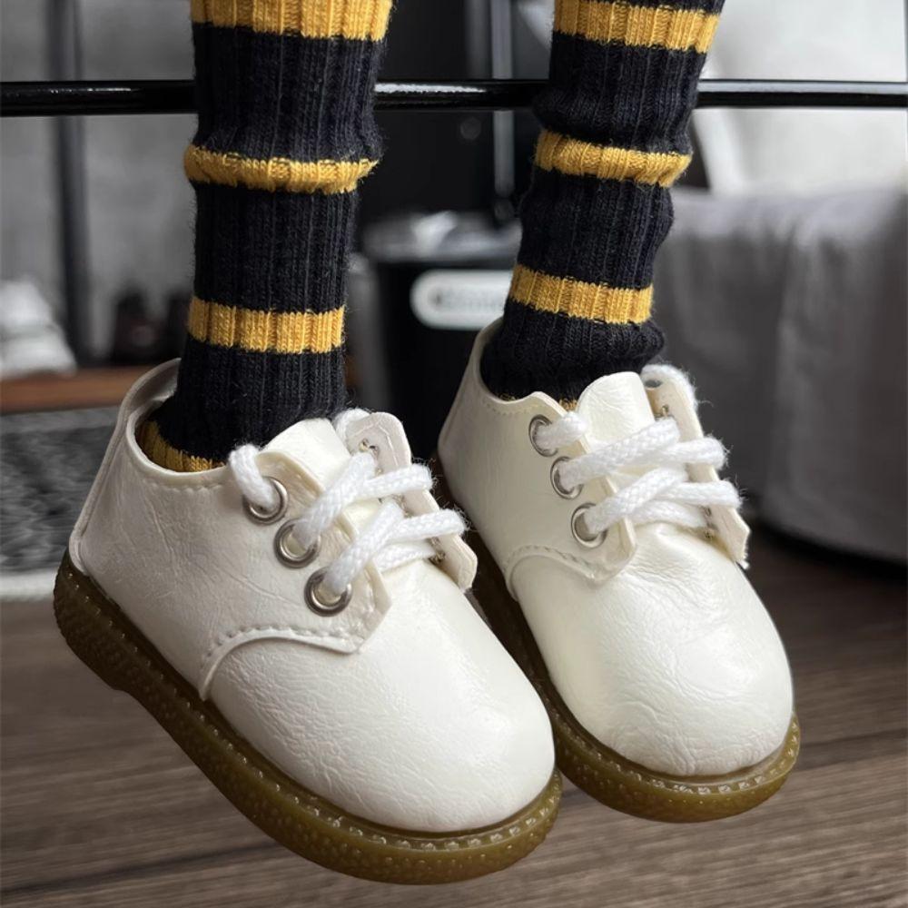 Czarne Brązowe Buty 1/4 BJD Casualowe Noszenie Buty dla Lalki Skórzane Buty dla Lalki Akcesoria dla Lalki