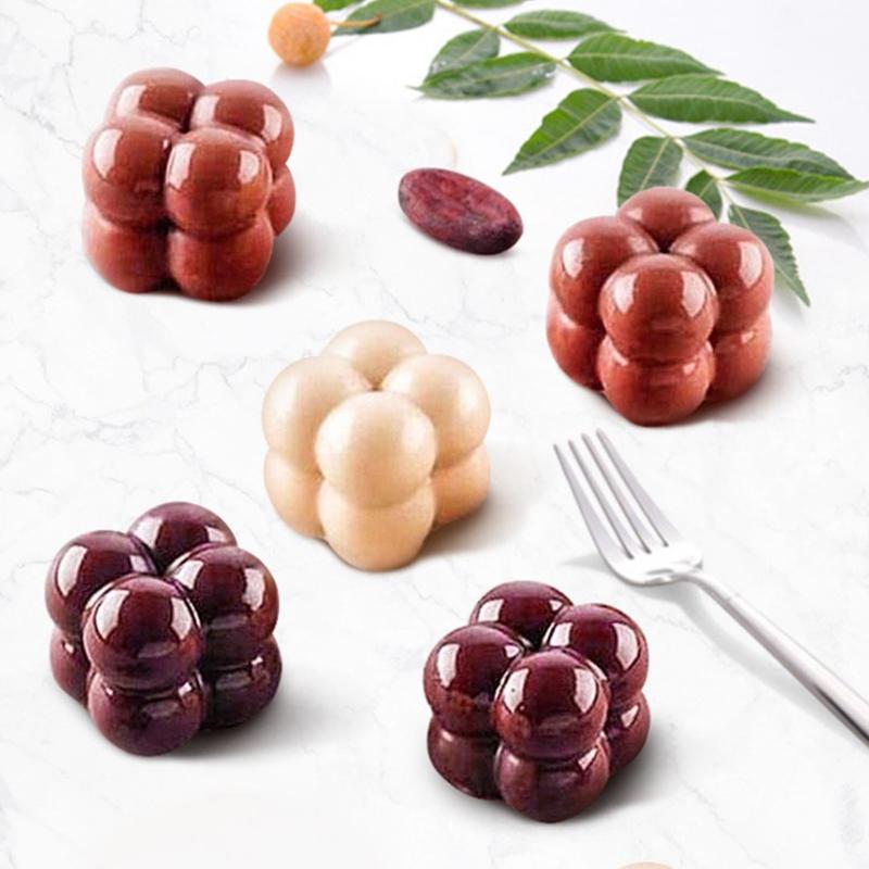 1Pc 15 Cavity Magic Cube Cake Mold Silicone Fondant Dessert Pastry Mould