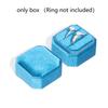 1Pc Velvet Ring Box Double Ring Box With Detachable Lid 2 Slots Octagon Ring Display Holder Case For Engagement Wedding Proposal