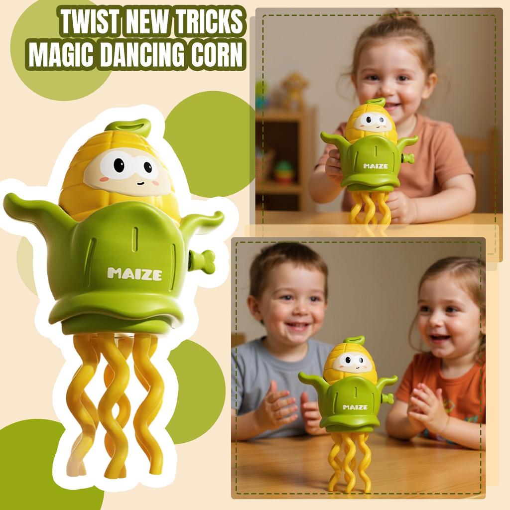 Dancing Corn Children's Toys, Pull Back Creative Corn Whole Cup Fun Toys
