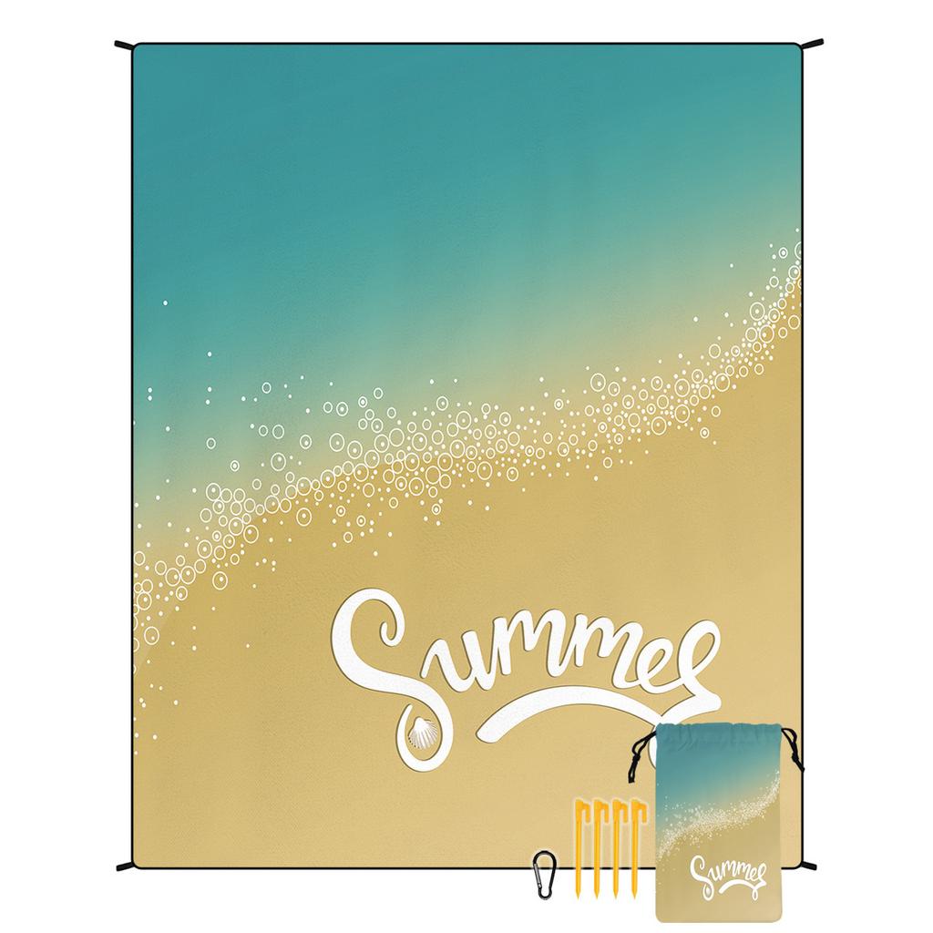 Bohemian Beach Mat Moisture-proof Mat Outdoor Seat Cushion Picnic Mat Customized Tent Camping Floor Mat 180 * 220CM 550g