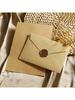 1Pcs Deluxe Linen Envelope and Letter Set with Wax Seal - Perfect for DIY Gifts, Wedding Invitations and Office Use