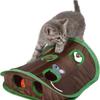 Cat Mice Game Intelligence Toy Bell Tent With 9 Hole Cats Playing Tunnel Foldable Mouse Hunt Toys Keeps Kitten Active Pets