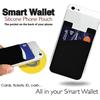 2 Stücke Klebstoff Silikon Kreditkarte Tasche Geld Beutel Halter Fall Für Handy