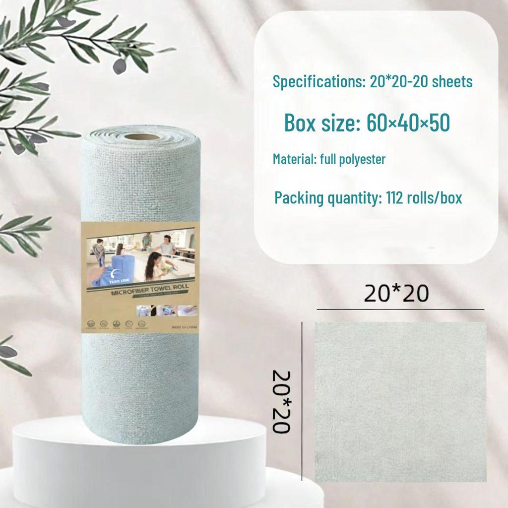 Tearable Disposable Kitchen Cleaning Wipes - Absorbent Roll for Weekly Use