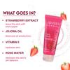 Jovees Herbal Strawberry Face Wash 50ml | Gentle Cleanser For Hydrating Glowing Skin | Brightens Complexion & Removes Pigmentation | For Normal Skin