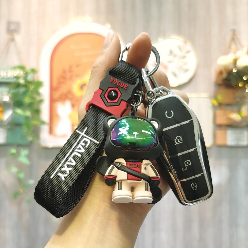 Car Key Cover for BYD Models: Qin Plus, DMI, Dolphin, Song Plus/Pro, Han EV, Tang, Yuan - Unisex