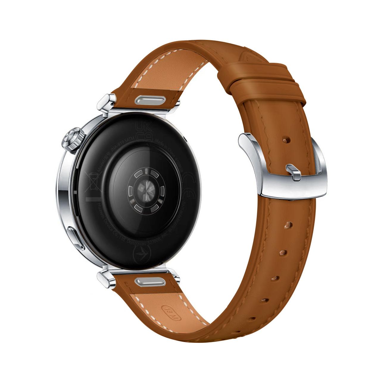 

18mm Watch Band for Garmin Venu 3S/2S/Forerunner 265S/255S Adjustable Genuine Cow Leather Strap Brown