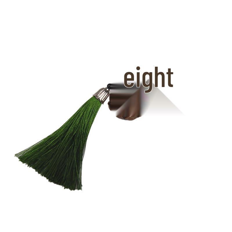 Green Sandalwood Lotus Pod Carved Keychain Pendant - Unscrewable Charm for Phones & Bags