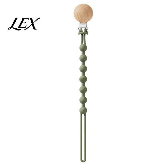 Safe Baby Accessory for Outings Pacifier Clip, Food-Grade Silicone Teether Holder Chain Infants, Nursing Toy Tether BPA-Free Anti-Slip Leash