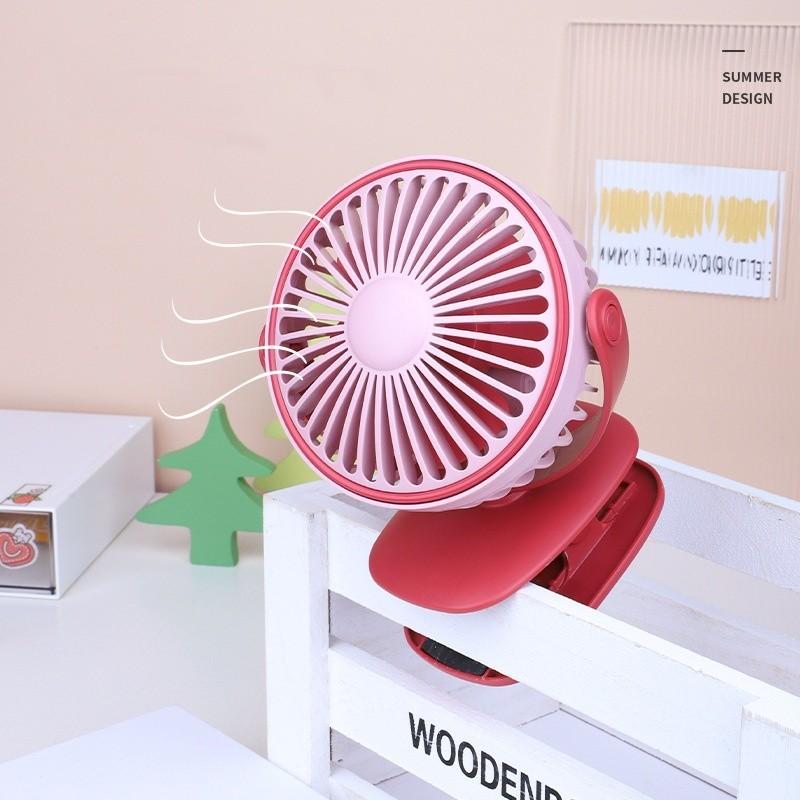 Новый USB-зарядка Студенческое общежитие Офис Настольный Маленький настольный вентилятор Многофункциональный зажимной вентилятор Портативный Автомобильный маленький вентилятор Серый красный