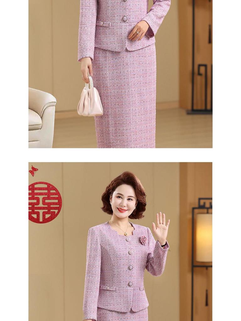 2026 Spring Collection: Elegant Wedding Banquet Attire for Mothers of the Bride – Stylish, Formal Wear for Middle-Aged & Elderly Women