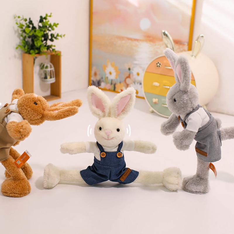 Rabbit Plush 25/35/45cm Ger Rabbit Series Plush Toy Rabbit Wear Dress Doll Soft Stuffed Animal Companion Doll Kid Birthday Gift