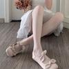 Women Sweet Ballet Style Ultra-Thin Sheer Pantyhose Stockings Glitter Star Patterned See-Through Tights Leggings Hosiery