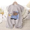 Baby Summer Cotton Romper - Short-Sleeved Onesie for Newborn Girls and Boys
