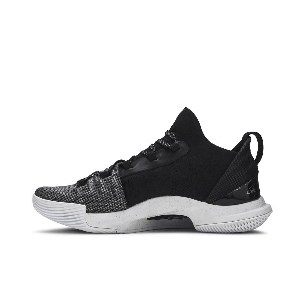 Under Armour Curry 5 'Black' (Unisex) Black / White / Silver Basketball Shoes 3020657 101