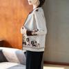 Autumn Jacket Knitted Cardigan 2025 New Casual Printed Female Elegant Versatile Top