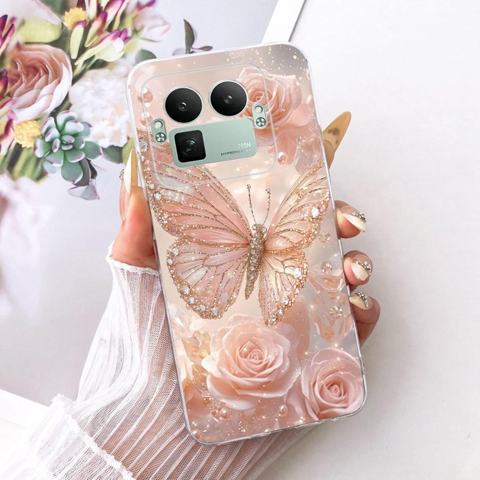For Realme GT8 Pro 2025 Case RMX5210 Popular Flower Bowknot Soft Slim Silicone Back Cover For Realme GT 8 GT8 RealmeGT8 5G Coque