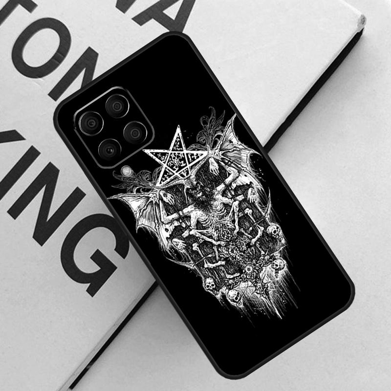Gethuvud Satan För Samsung Galaxy M14 M34 M54 M31 M13 M33 M12 M32 M52 M11 M21 M35 M53 M55 M15 M06 M16 Fodral