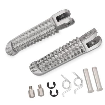 FOVPLUE Front Foot Peg Kit, Left and Right Driver/Rider Footrest Yamaha YZF R1 1998-2024,