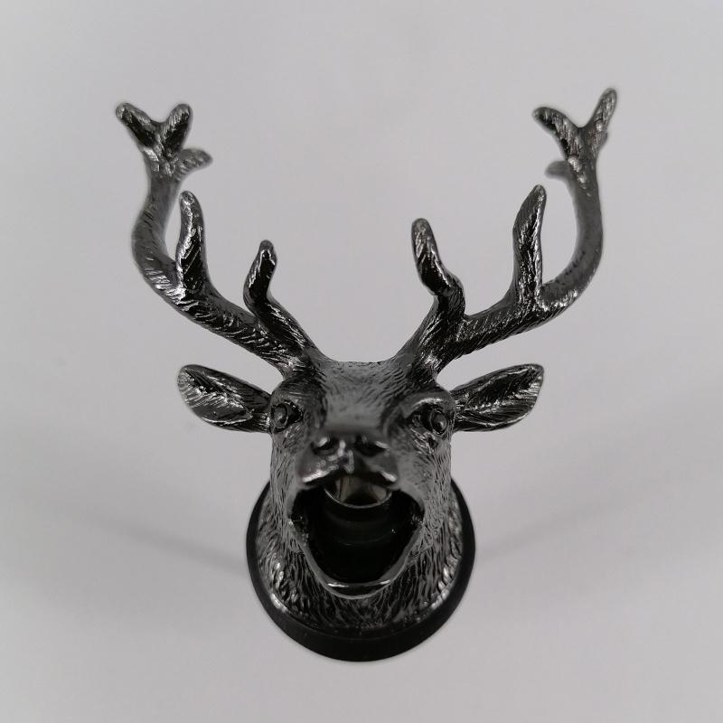 Kirsite Deer Head Bottle Stopper Decorative Deer Head Wine Stopper Stable Wine Pourer Add Charm To Parties