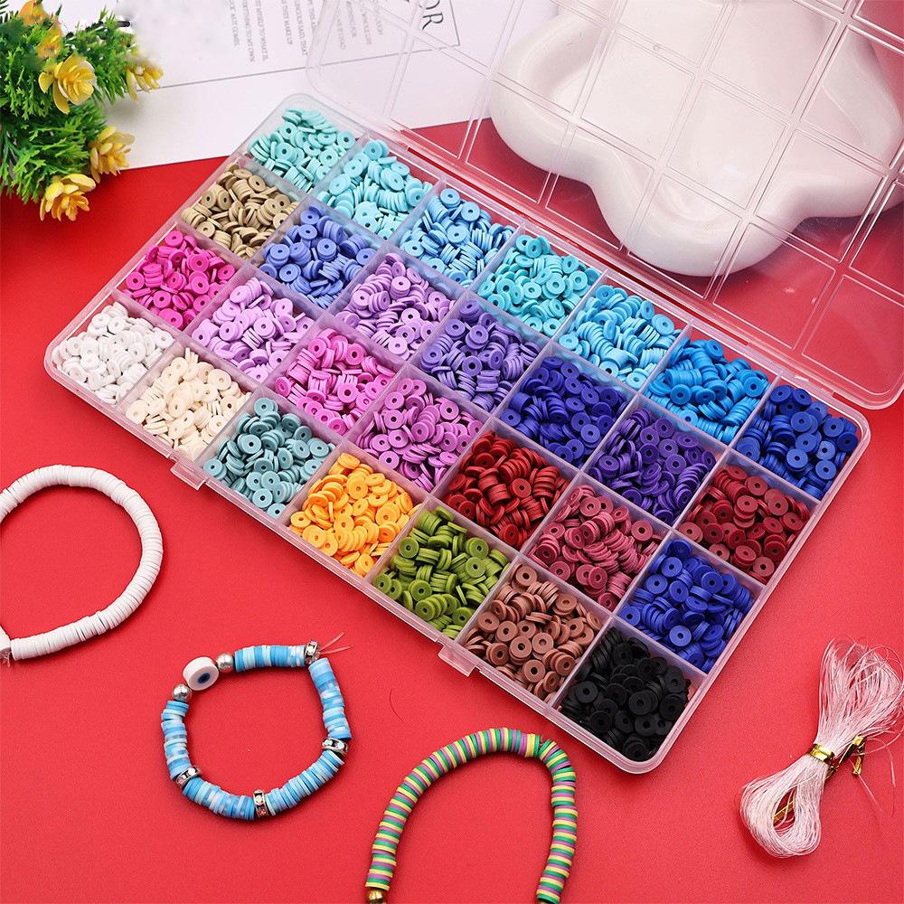 Soft Pottery Sheet Set 28 Grid Bracelet Diy Beading Material Bracelet Beading Jewelry Accessories Beads