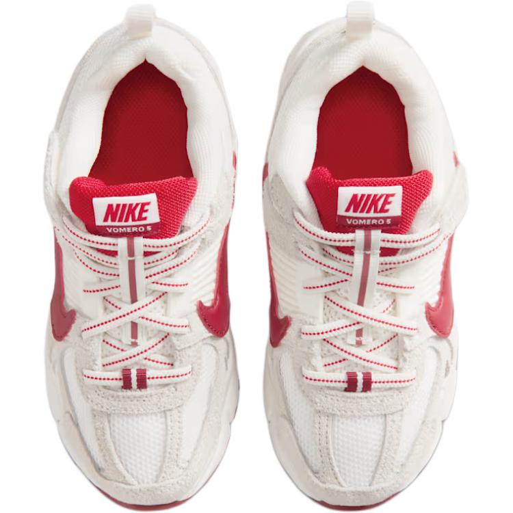 Nike Vomero 5 Low Top Running Shoes Ecru Kids' IO9259-100