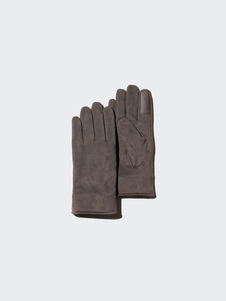 Uniqlo Heattech Lined Suede Touch Gloves