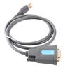 Mindpure Serial Port Cable US015 USB To DB9 RS‑232 Male To Male Computer Converter Cable