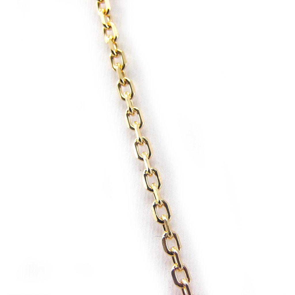 Altesse [F7136] - Gold Plated 'Scarlett' Ruby Necklace - 24x10 Mm