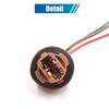 uxcell Socket T20 3-Wire Automotive Brake Turn Signal Light Extension Connector Pack of 2