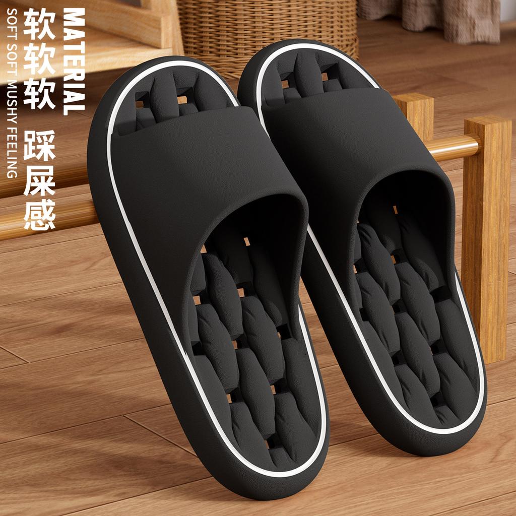 New eva bathroom bath special leaking slippers non-slip quick-drying silent home cool slippers