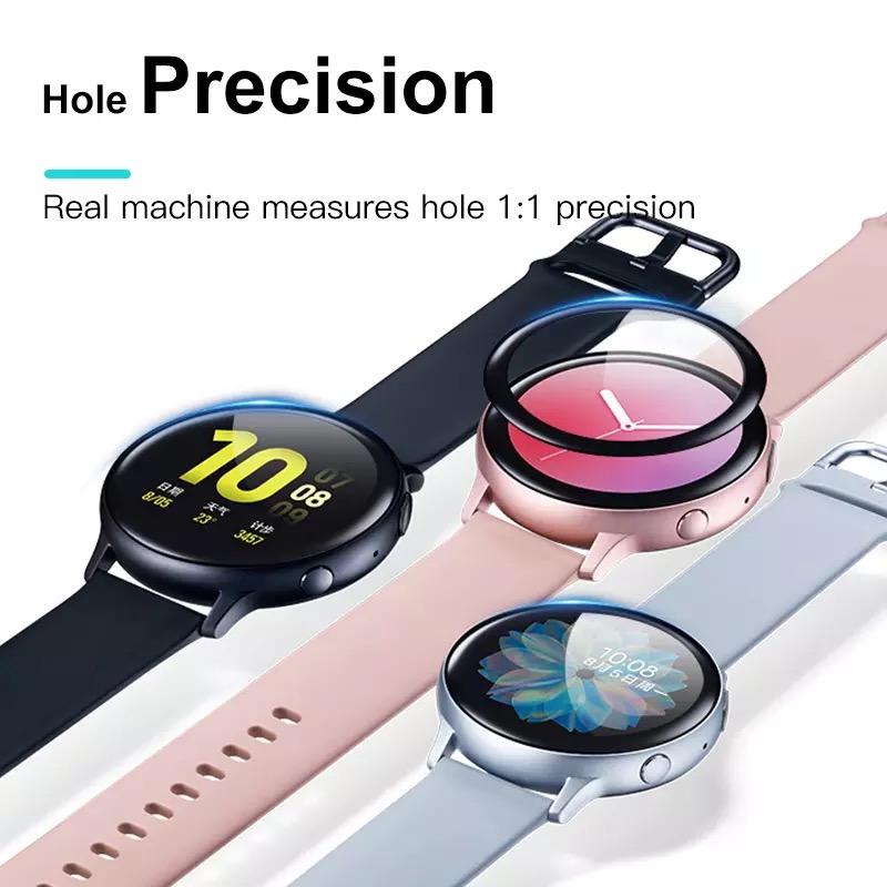 1/2/3PCS 20D Curved Edge Screen protector Glass For Samsung galaxy Watch Active 2 4 40mm 44mm Protective Tempered Glass Film