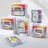 12-84 Colors Acrylic Painting Marker Waterproof Acrylic Brush Marker Professional Acrylic Marker Set DIY Coloring Art Supplies