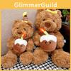 Stuffed Bear Cake Toys Girl Cute Sleep Comfort Dolls Birthday Gifts Holiday