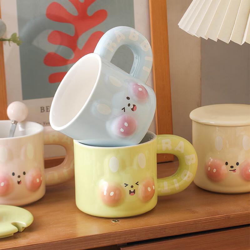 Changbaosen Cute Rabbit Ceramic Mug