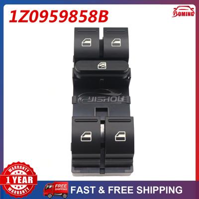 Car Power Window Switch Control Master Switches 1Z0959858B For Skoda Octavia Fabia Superb Seat Ibiza Altea Leon 1Z0959858A