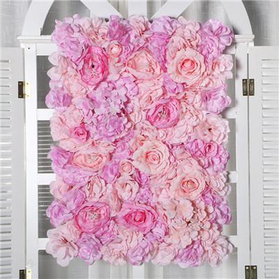 Silk Rose Flower Wall Home Decor Champagne Artificial Flower for Wedding Decoration Flower Wall Romantic Wedding Backdrop Decor
