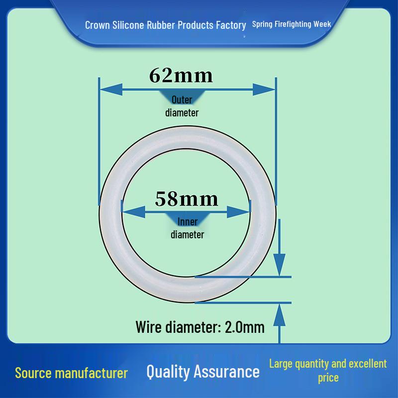 First Order Discount: 2.0mm Wire Rubber-Silicone O-Ring Seal, 5-140mm Outer Diameter, Waterproof