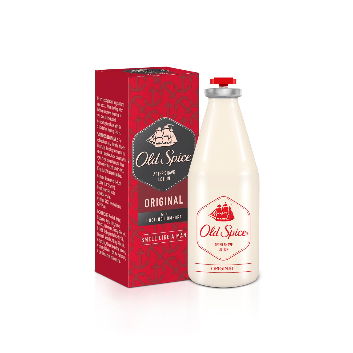Old Spice ASL Лосьон после бритья | Оригинальный | Прохладный, Ароматный и Свежий | 150 мл