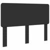 Storage Bed Frame with Headboard Black 140 X 190 Cm Particleboard